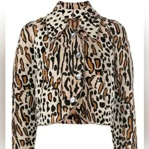 St. John Margay Leopard Print Jacket Womens, Couture, New With Tags